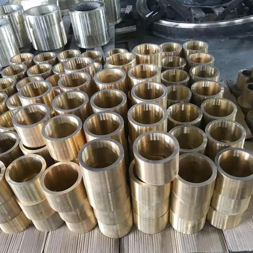 Close-up of machined oil groove and chamfer details.