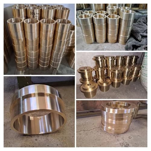 Batch of bushings ready for packaging and delivery to client.